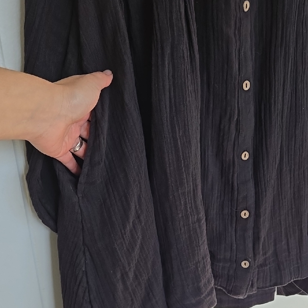 Free People The Voyager Shirtdress Size M - Picture 14 of 16